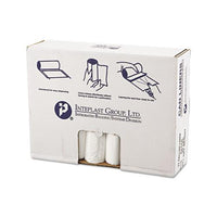 High-density Commercial Can Liners Value Pack, 33 Gal, 10 Microns, 33" X 39", Clear, 500-carton