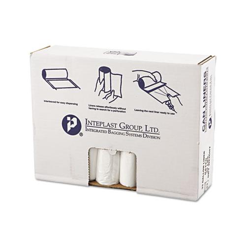 High-density Commercial Can Liners Value Pack, 33 Gal, 10 Microns, 33" X 39", Clear, 500-carton