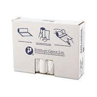 High-density Commercial Can Liners Value Pack, 33 Gal, 11 Microns, 33" X 39", Clear, 500-carton