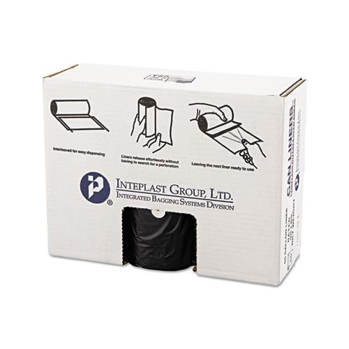 High-density Commercial Can Liners Value Pack, 60 Gal, 19 Microns, 38" X 58", Black, 150-carton