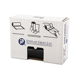 High-density Commercial Can Liners Value Pack, 45 Gal, 19 Microns, 40" X 46", Black, 150-carton