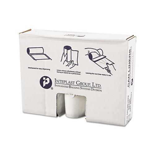 High-density Commercial Can Liners Value Pack, 45 Gal, 12 Microns, 40" X 46", Clear, 250-carton