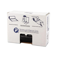 High-density Commercial Can Liners Value Pack, 60 Gal, 19 Microns, 43" X 46", Black, 150-carton
