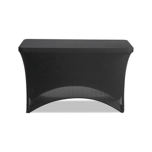 Stretch-fabric Table Cover, Polyester-spandex, 24" X 48", Black