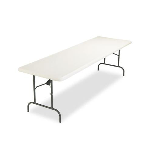 Indestructables Too 1200 Series Folding Table, 96w X 30d X 29h, Platinum