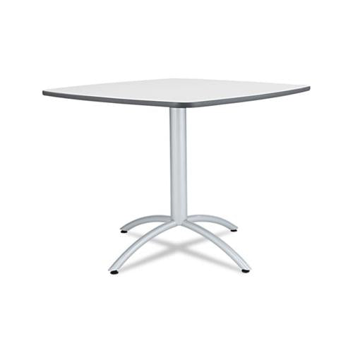 Caféworks Table, 36w X 36d X 30h, Gray-silver