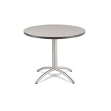 Caféworks Table, 36 Dia X 30h, Gray-silver