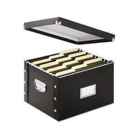 File Box, Letter-legal Files, 16.25" X 9.75" X 13.25", Black