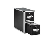 2-drawer Cd File Cabinet, Holds 330 Folders Or 120 Slim-60 Standard Cases, Black