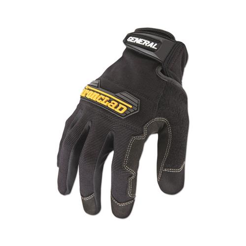 General Utility Spandex Gloves, Black, Medium, Pair