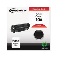 Remanufactured Black Toner, Replacement For Canon 104 (0263b001aa), 2,000 Page-yield