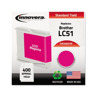 Remanufactured Magenta Ink, Replacement For Brother Lc51m, 400 Page-yield