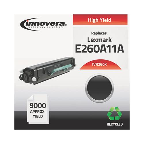 Remanufactured Black High-yield Toner, Replacement For Lexmark E260x (e260a11a), 9,000 Page-yield