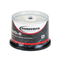 Dvd+r Discs, 4.7gb, 16x, Spindle, Silver, 50-pack