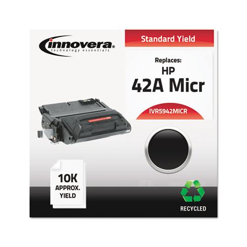 Remanufactured Black Micr Toner, Replacement For Hp 42am (q5942am), 10,000 Page-yield