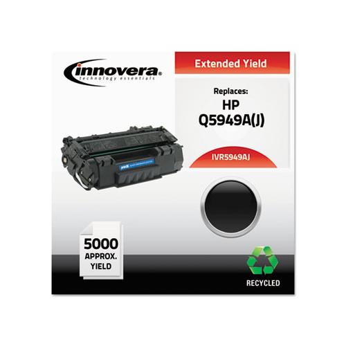 Remanufactured Black Extended-yield Toner, Replacement For Hp 49a (q5949aj), 5,000 Page-yield