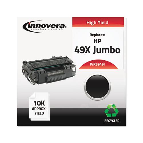 Remanufactured Black Extended-yield Toner, Replacement For Hp 49x (q5949xj), 10,000 Page-yield