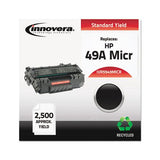 Remanufactured Black Micr Toner, Replacement For Hp 49am (q5949am), 2,500 Page-yield