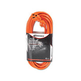 Indoor-outdoor Extension Cord, 25ft, Orange