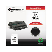 Remanufactured Black Toner, Replacement For Hp 16a (q7516a), 12,000 Page-yield