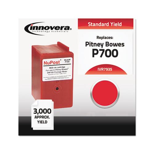 Compatible Red Postage Meter Ink, Replacement For Pitney Bowes 793-5 (7935), 3,000 Page-yield