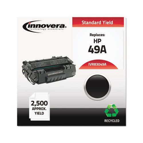 Remanufactured Black Toner, Replacement For Hp 49a (q5949a), 2,500 Page-yield