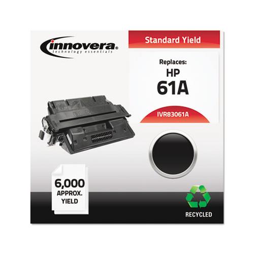 Remanufactured Black Toner, Replacement For Hp 61a (c8061a), 6,000 Page-yield