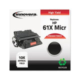Remanufactured Black High-yield Micr Toner, Replacement For Hp 61xm (c8061xm), 10,000 Page-yield