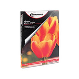 Glossy Photo Paper, 7 Mil, 8.5 X 11, Glossy White, 100-pack
