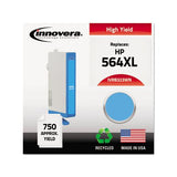 Remanufactured Cyan High-yield Ink, Replacement For Hp 564xl (cb323wn), 750 Page-yield