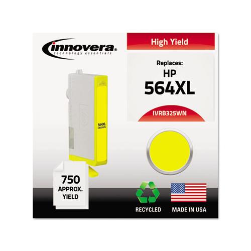 Remanufactured Yellow High-yield Ink, Replacement For Hp 564xl (cb325wn), 750 Page-yield