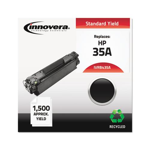 Remanufactured Black Toner, Replacement For Hp 35a (cb435a), 1,500 Page-yield