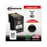Remanufactured Black Ink, Replacement For Hp 60 (cc640wn), 200 Page-yield