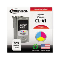 Remanufactured Tri-color Ink, Replacement For Canon Cl-41 (0617b002), 303 Page-yield