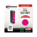 Remanufactured Magenta Ink, Replacement For Canon Cli-221m (2948b001), 530 Page-yield