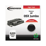 Remanufactured Black Extended-yield Toner, Replacement For Hp 05x (ce505xj), 8,000 Page-yield