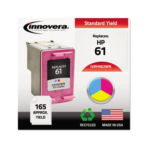 Remanufactured Tri-color Ink, Replacement For Hp 61 (ch562wn), 165 Page-yield