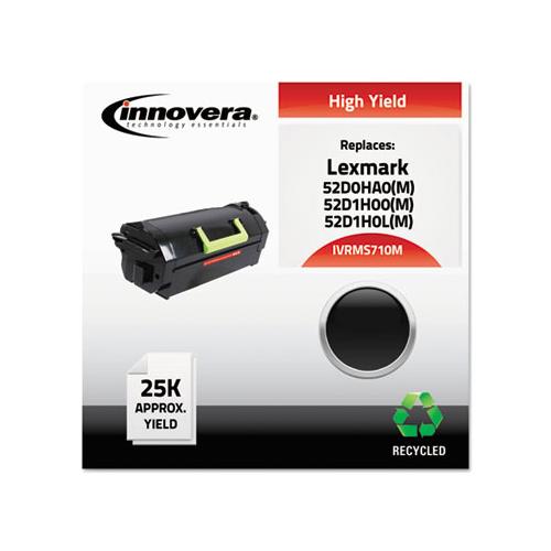 Remanufactured Black High-yield Micr Toner, Replacement For Lexmark Ms710m (52d0ha0), 25,000 Page-yield