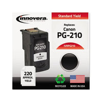 Remanufactured Black Ink, Replacement For Canon Pg-210 (2974b001), 220 Page-yield