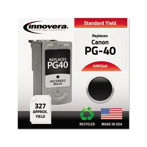 Remanufactured Black Ink, Replacement For Canon Pg-40 (0615b002), 327 Page-yield