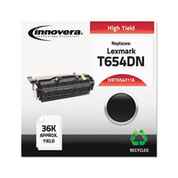 Remanufactured Black Toner, Replacement For Lexmark T654 (t654x11a), 36,000 Page-yield