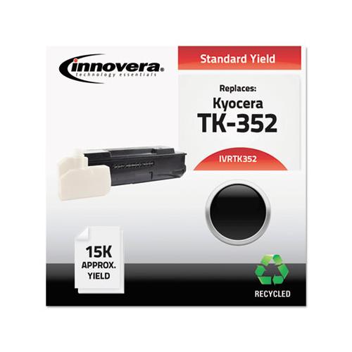 Remanufactured Black Toner, Replacement For Kyocera Tk-352, 15,000 Page-yield
