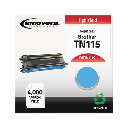 Remanufactured Cyan High-yield Toner, Replacement For Brother Tn115c, 4,000 Page-yield