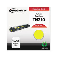 Remanufactured Yellow Toner, Replacement For Brother Tn210y, 1,400 Page-yield