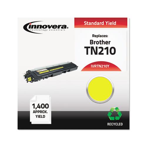 Remanufactured Yellow Toner, Replacement For Brother Tn210y, 1,400 Page-yield