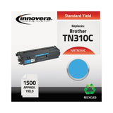 Remanufactured Cyan Toner, Replacement For Brother Tn310c, 1,500 Page-yield