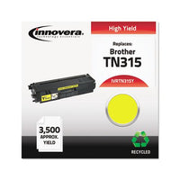 Remanufactured Yellow High-yield Toner, Replacement For Brother Tn315y, 3,500 Page-yield