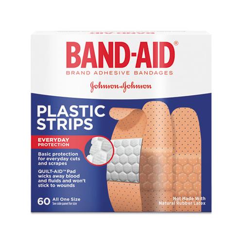 Plastic Adhesive Bandages, 3-4 X 3, 60-box