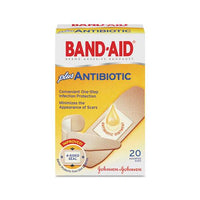 Antibiotic Adhesive Bandages, Assorted Sizes, 20-box