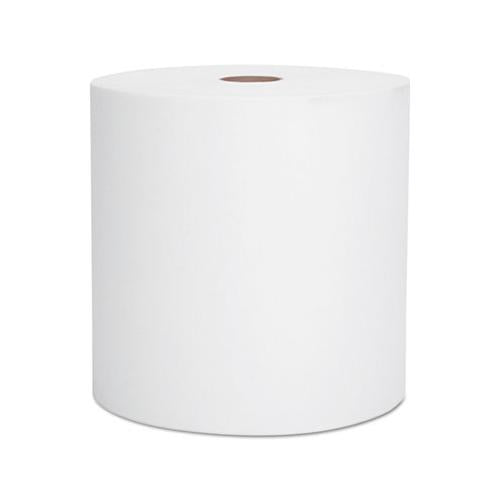 Essential Hard Roll Towel, 1.5" Core, 8 X 800ft, White, 12 Rolls-carton